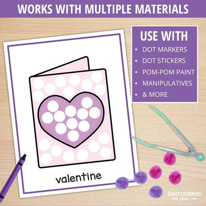 Valentine's Day Dot Marker Activities