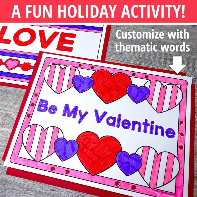 Valentines Day Name Art
