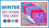 Winter Dot Sticker Fine Motor Task Cards