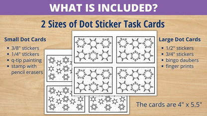 Winter Dot Sticker Fine Motor Task Cards