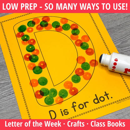 Alphabet Letter Collage Sheets | Editable ABC Activity Pages