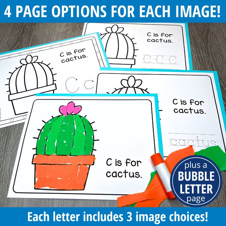 A–Z Alphabet Tear Art and Craft Bundle