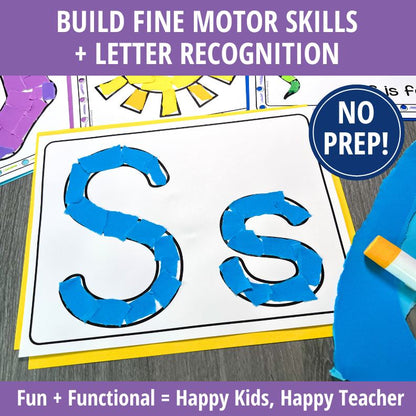 A–Z Alphabet Tear Art and Craft Bundle