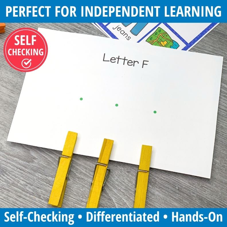 Alphabet and Beginning Sounds Clip Cards
