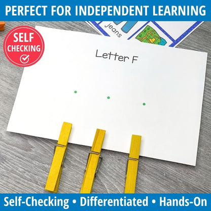 Alphabet and Beginning Sounds Clip Cards