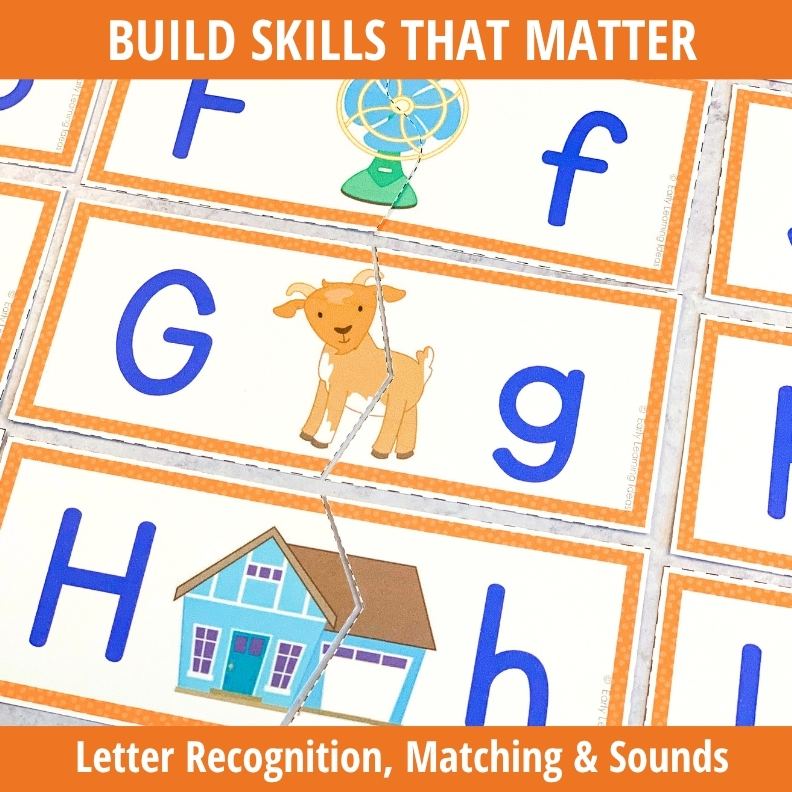 Alphabet Letter Matching Puzzles