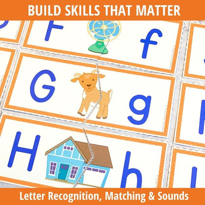Alphabet Letter Matching Puzzles