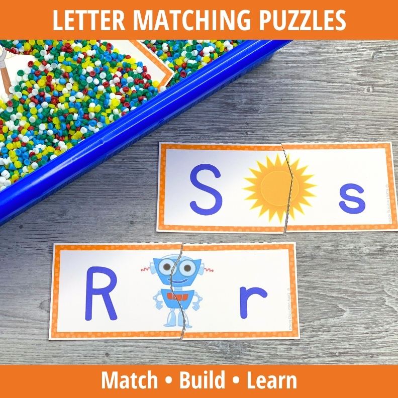 Alphabet Letter Matching Puzzles