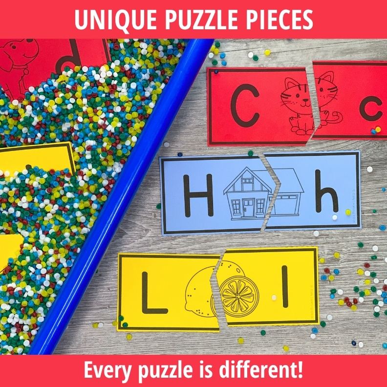 Alphabet Letter Matching Puzzles