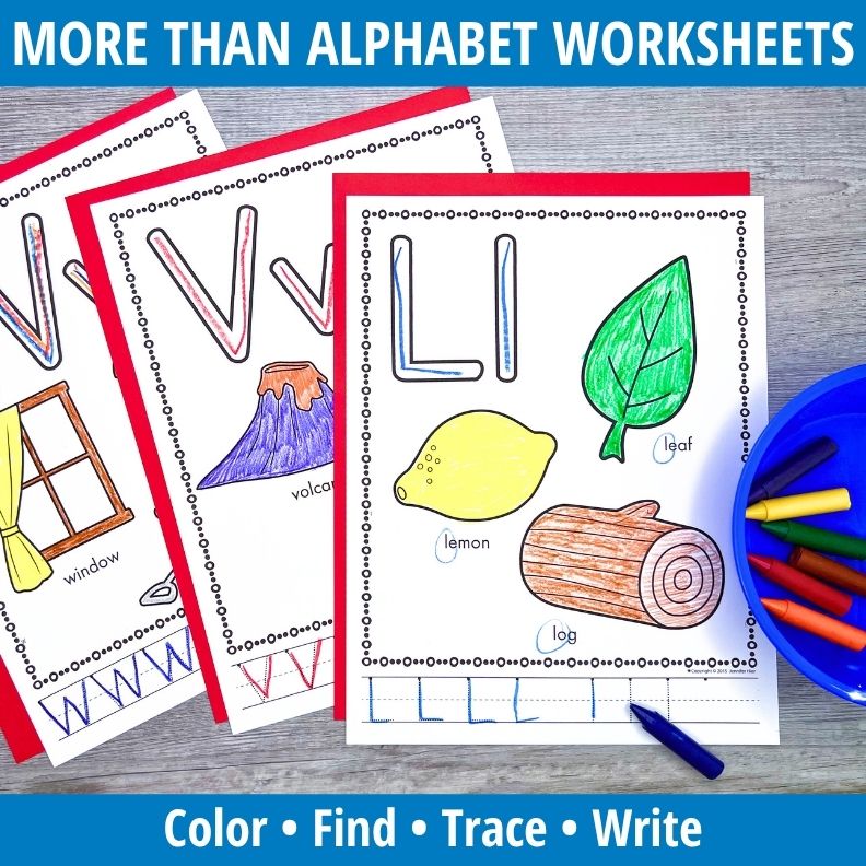 Alphabet Worksheets – Letter Tracing and Writing Practice