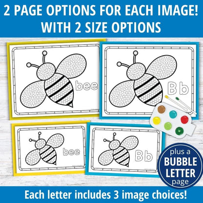 Alphabet Q-tip Dot Painting Letters BUNDLE