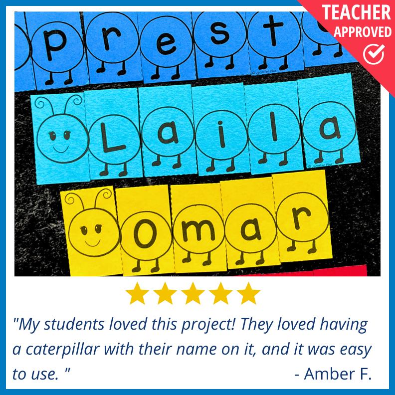 Caterpillar Name Puzzles