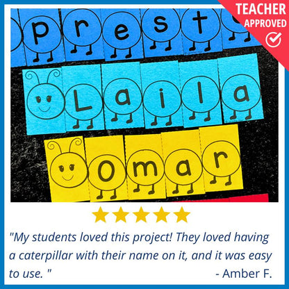 Caterpillar Name Puzzles