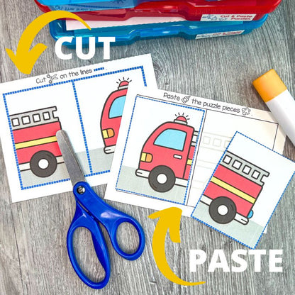 Cut and Paste Puzzles - Community Helpers