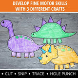 Dinosaur Fine Motor Crafts