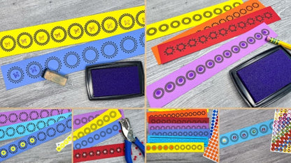 Dot Sticker Activity Strips