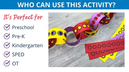 Dot Sticker Activity Strips