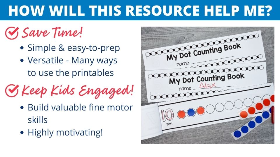 Dot Sticker Number Books