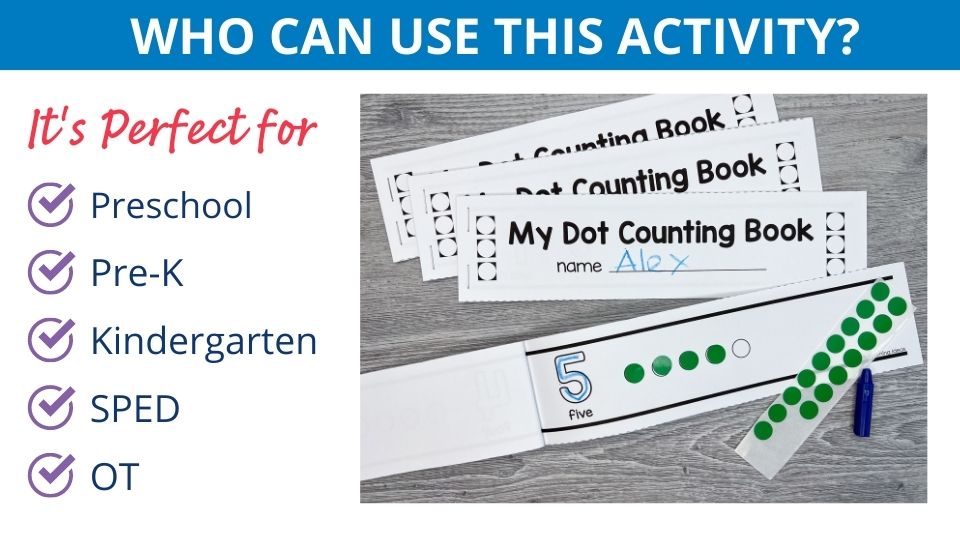 Dot Sticker Number Books