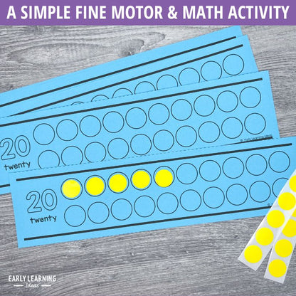 Dot Sticker Number Books