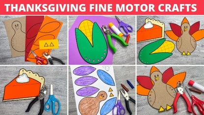 Fall Fine Motor Crafts BUNDLE