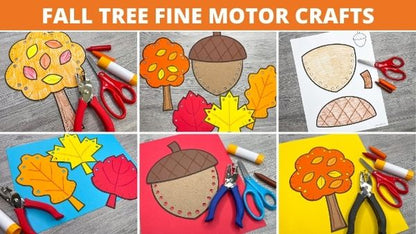 Fall Fine Motor Crafts BUNDLE