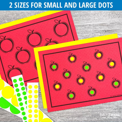 Fall Dot Sticker Fine Motor Task Cards