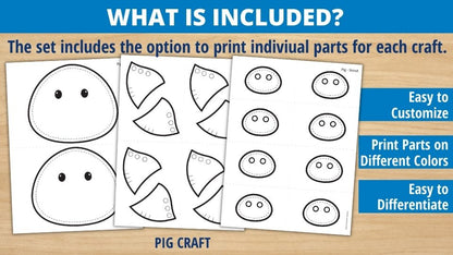 Farm Animal Crafts and Fine Motor Activities