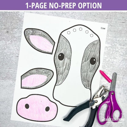 Farm Animal Crafts and Fine Motor Activities