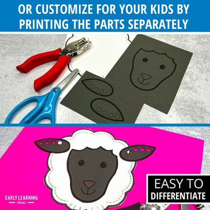 Farm Animal Crafts and Fine Motor Activities