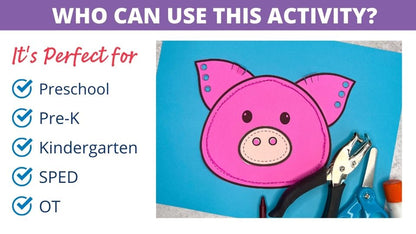 Farm Animal Crafts and Fine Motor Activities