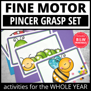Fine Motor Activities - Bead Placement Mats for the Whole Year