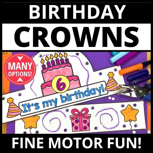 Happy Birthday Headband Crown Craft