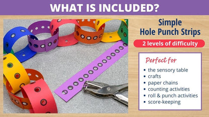 Fine Motor Activities - Hole Punch Activities