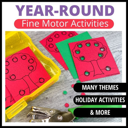 Fine Motor Activities - Hole Punch Activities