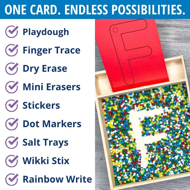 Alphabet Letter Practice Cards