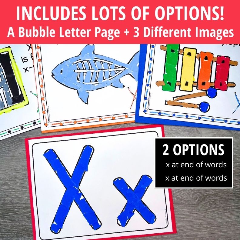 Letter X craft Activities