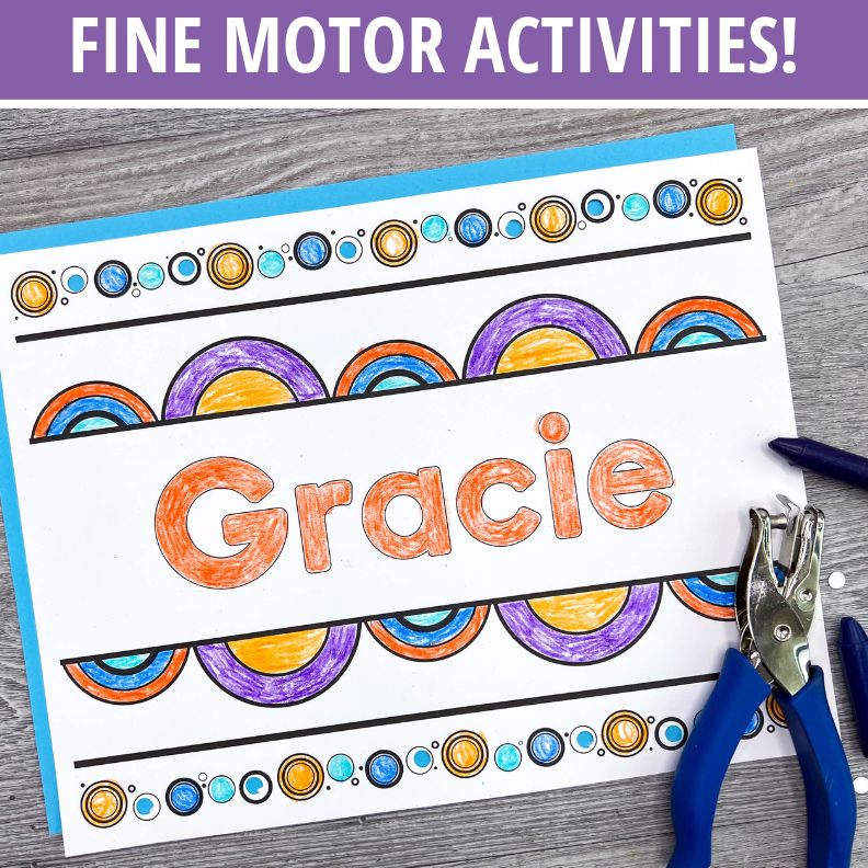 Name Art Coloring Sheets Early Learning Ideas