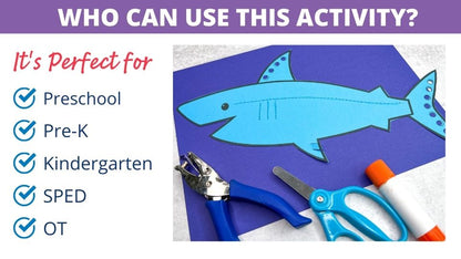 Ocean Animal Crafts & Fine Motor Activities