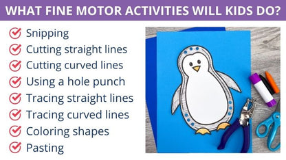 Penguin and Polar Bear Craft