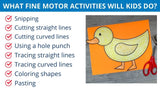 Pond Animals Fine Motor Craft Activities