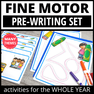 Fine Motor Activities - Pre-Writing Activities for the Whole Year