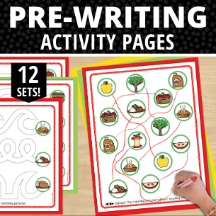 Seasonal Pre-writing Activities