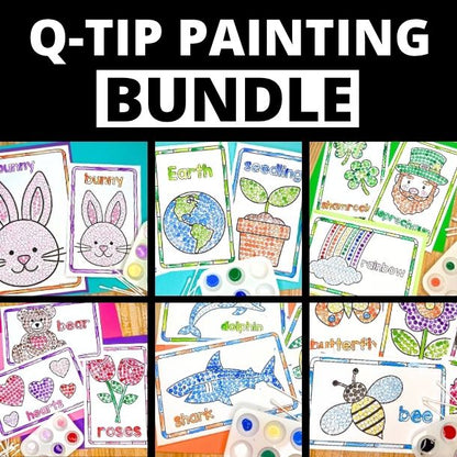Seasonal Q-tip Painting BUNDLE