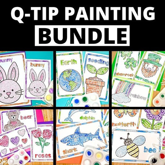 Seasonal Q-tip Painting BUNDLE