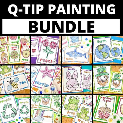 Seasonal Q-tip Painting BUNDLE