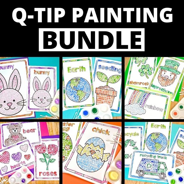 Seasonal Q-tip Painting BUNDLE