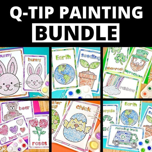 Seasonal Q-tip Painting BUNDLE