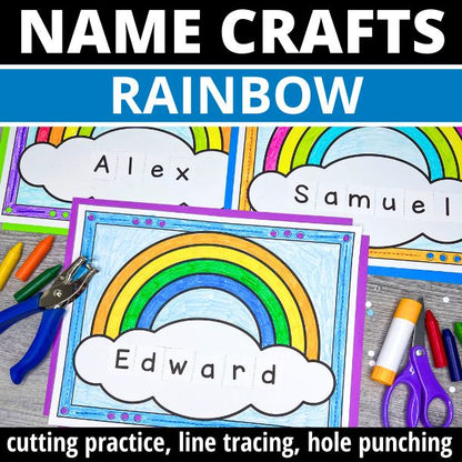 Rainbow Name Craft