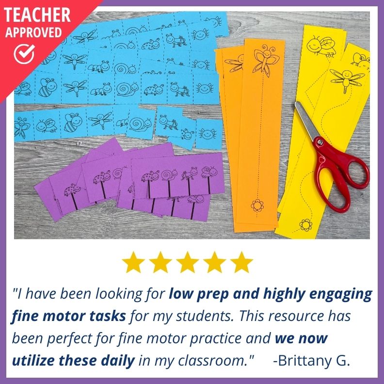 Scissor Skills Practice for the Whole Year – Early Learning Ideas